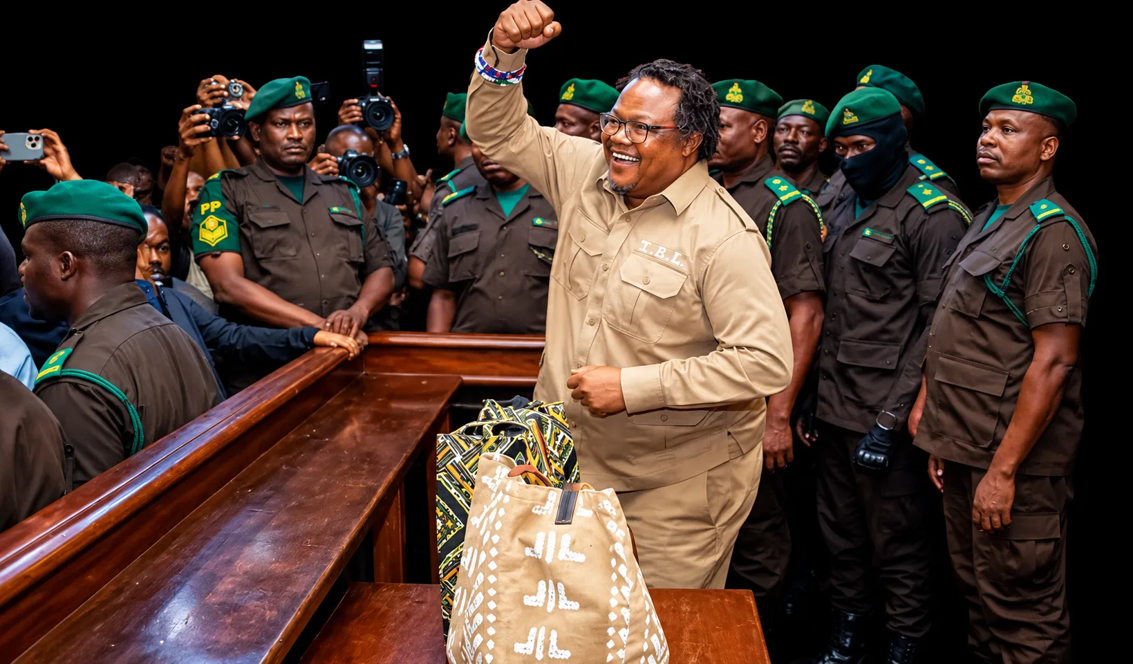 Lissu akiwa ndani ya mahakama